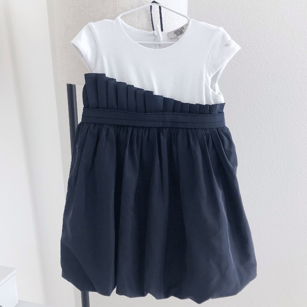 🚫SOLD 07/19🚫 ARMANI BABY navy couture dress- 24M